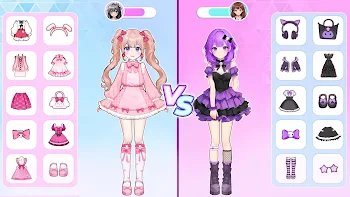 Anime Dress Up - free online casual game on Uisnwdx