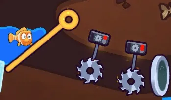 Rescue The Fish - free online puzzle game on Uisnwdx