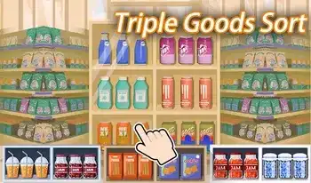 Triple Goods Sort - free online puzzle game on Uisnwdx